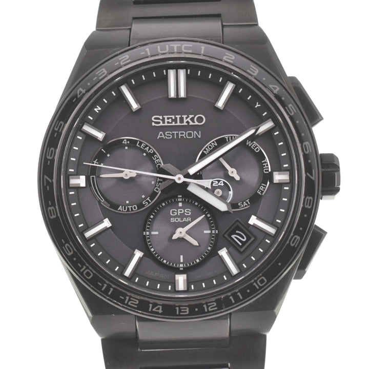 with paper SEIKO Astron Nexter 5X53-0BR0/SBXC147 black Dial GPS Solar Men's
 Watch K#140156