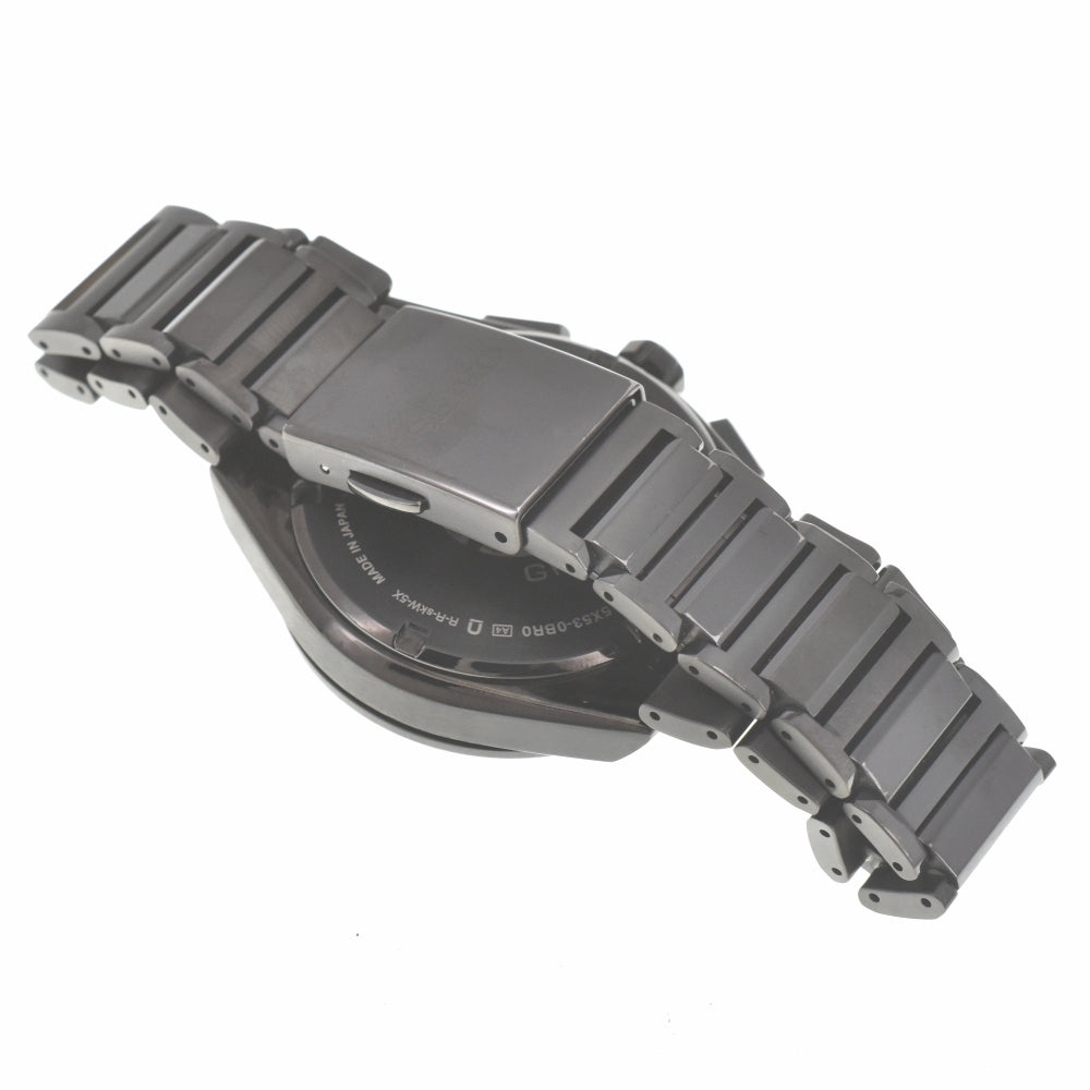 with paper SEIKO Astron Nexter 5X53-0BR0/SBXC147 black Dial GPS Solar Men's
 Watch K#140156