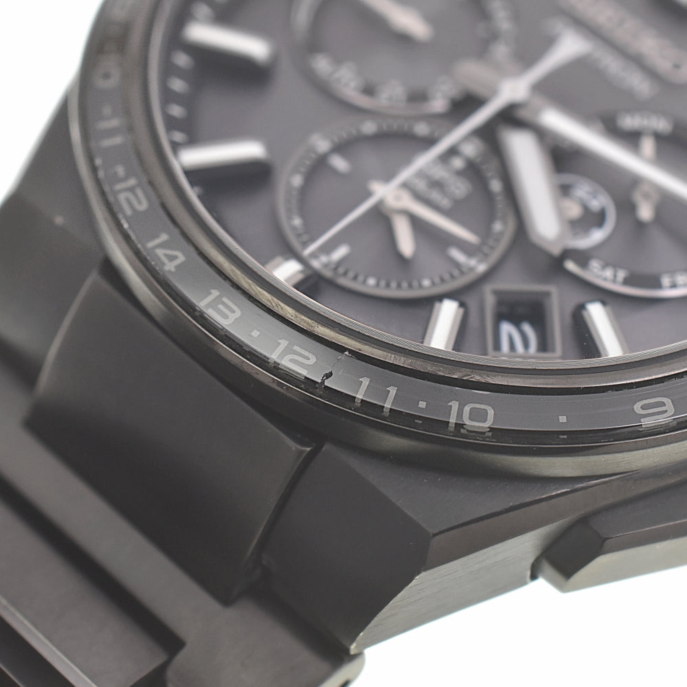 with paper SEIKO Astron Nexter 5X53-0BR0/SBXC147 black Dial GPS Solar Men's
 Watch K#140156