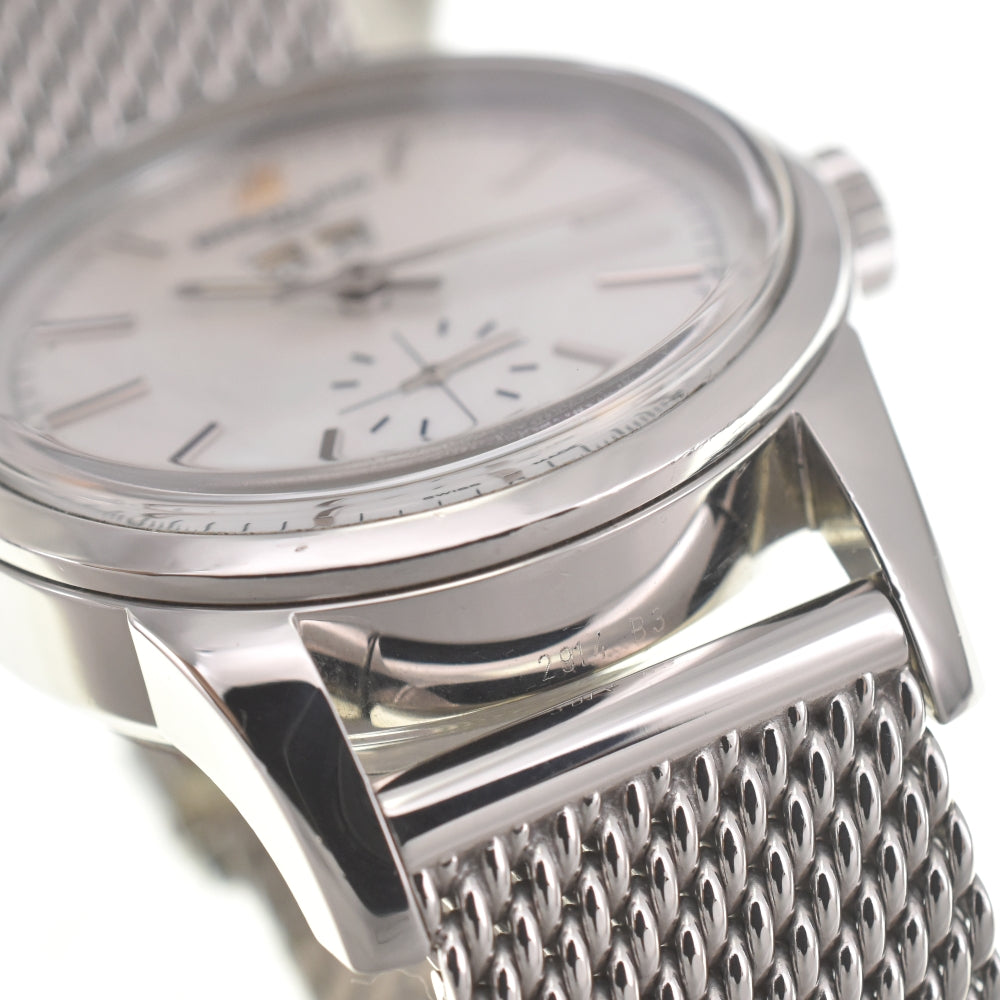 with paper BREITLING Transocean A16310 Small second Big date White shell Dial Automatic Men's
 Watch M#140161