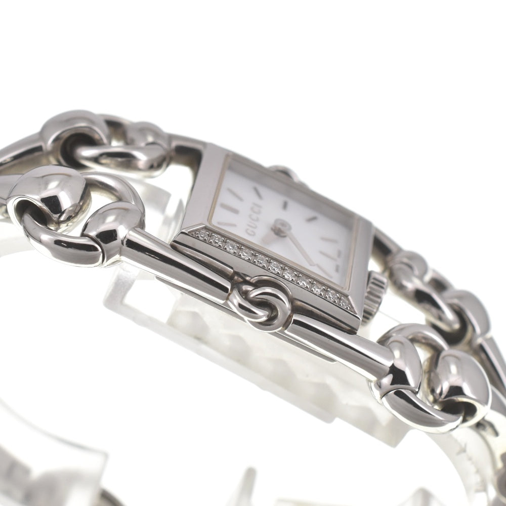 GUCCI Signoria 116.5 Diamond Bezel white Dial Quartz Ladies
 Watch N#140162