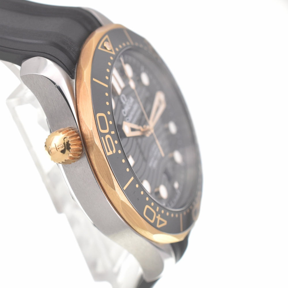 with paper OMEGA Seamaster Diver 300M 210.22.42.20.01.001 Master chronometer black Dial Automatic Men's
 Watch K#140163