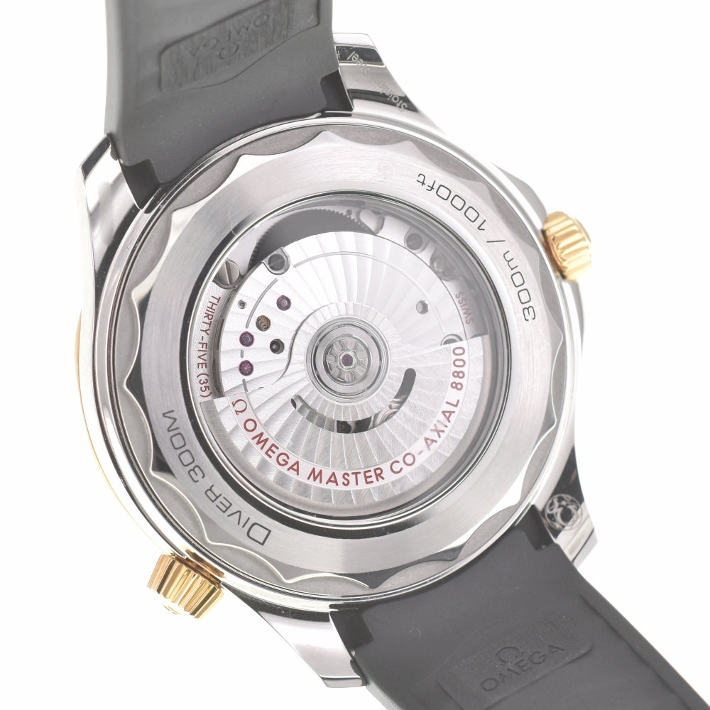 with paper OMEGA Seamaster Diver 300M 210.22.42.20.01.001 Master chronometer black Dial Automatic Men's
 Watch K#140163