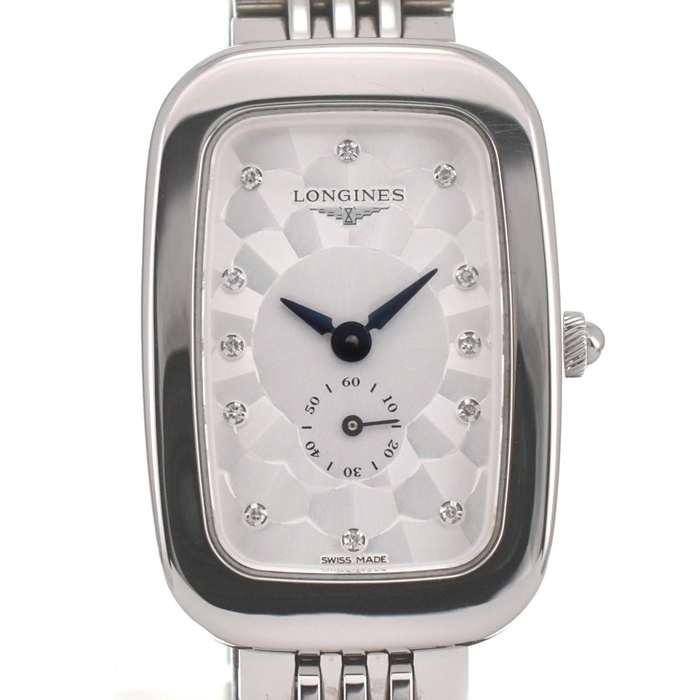 LONGINES Equestrian L6.141.4.77.6 Diamond index Silver Dial Quartz Ladies
 Watch N#140164