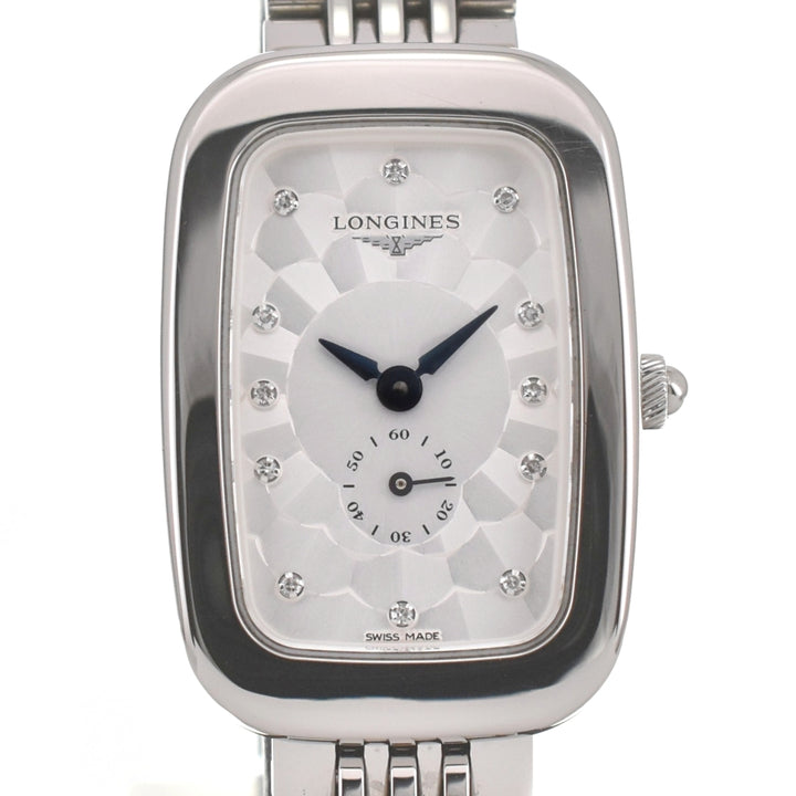 LONGINES Equestrian L6.141.4.77.6 Diamond index Silver Dial Quartz Ladies
 Watch N#140164