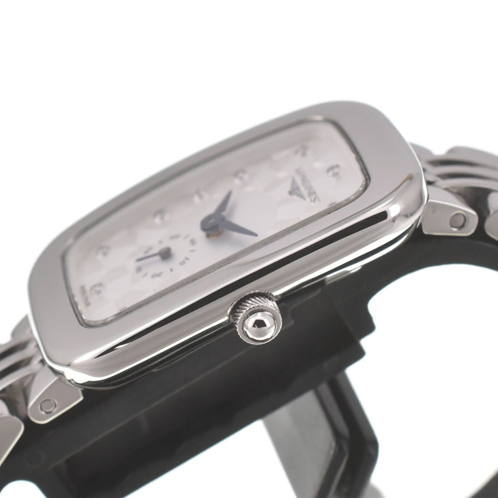 LONGINES Equestrian L6.141.4.77.6 Diamond index Silver Dial Quartz Ladies
 Watch N#140164
