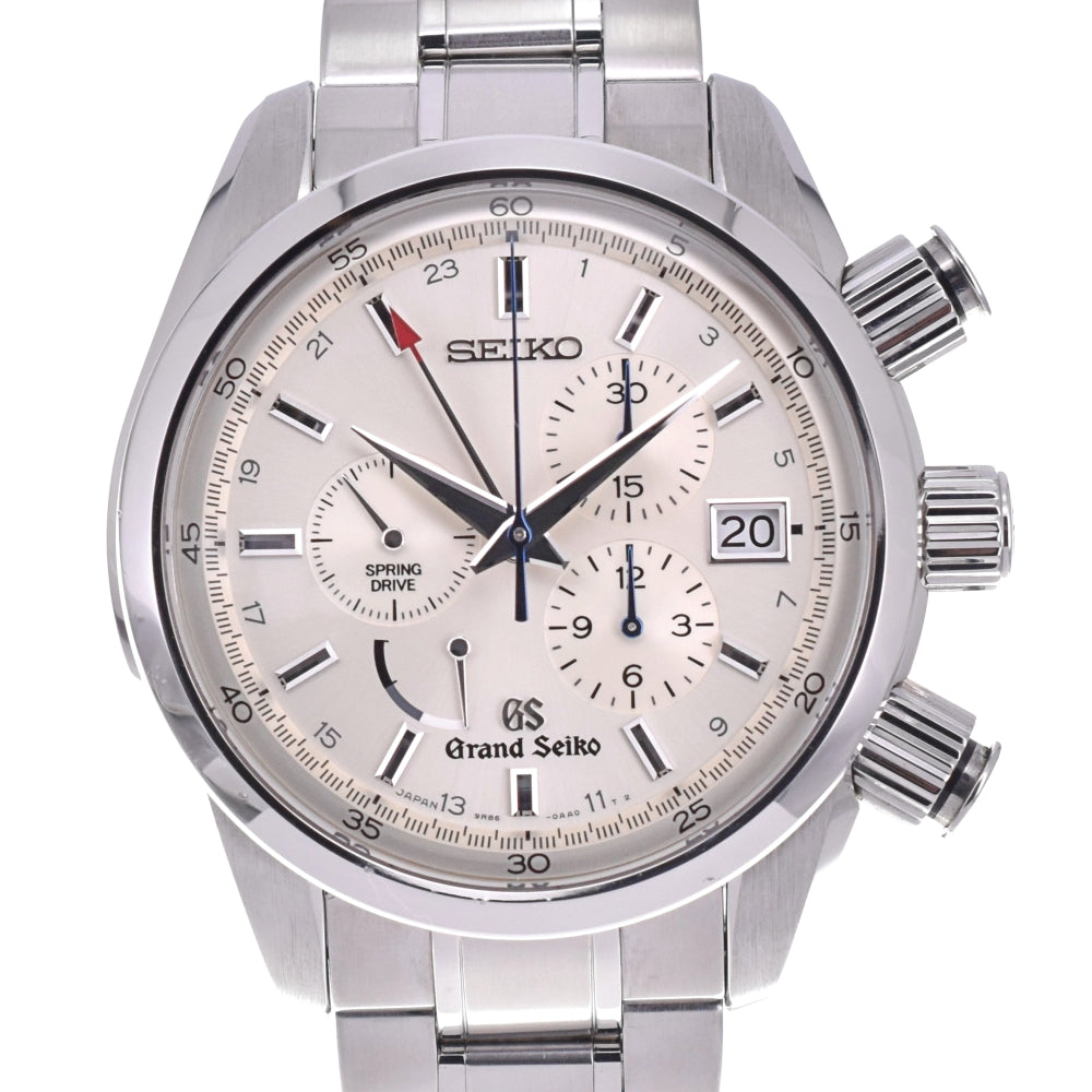 SEIKO Grand Seiko 9R86-0AA0/SBGC001 GMT Chronograph Date Silver Dial Spring drive Men's
 Watch L#140165