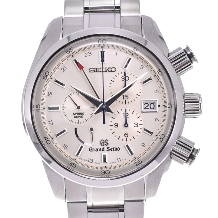 SEIKO Grand Seiko 9R86-0AA0/SBGC001 GMT Chronograph Date Silver Dial Spring drive Men's
 Watch L#140165