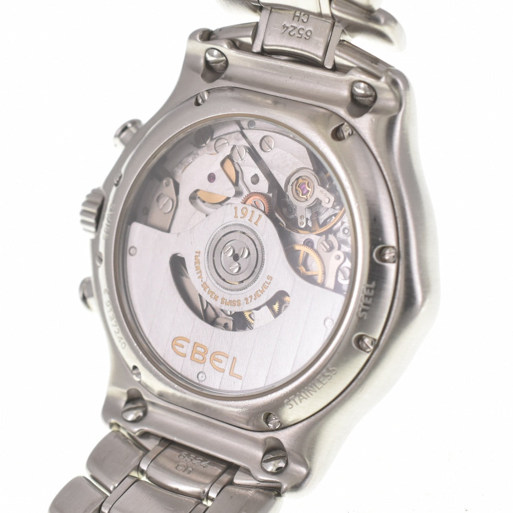 with paper EBEL 1911 Modulor 9137240 Chronograph Date Silver Dial Automatic Men's
 Watch □#140178