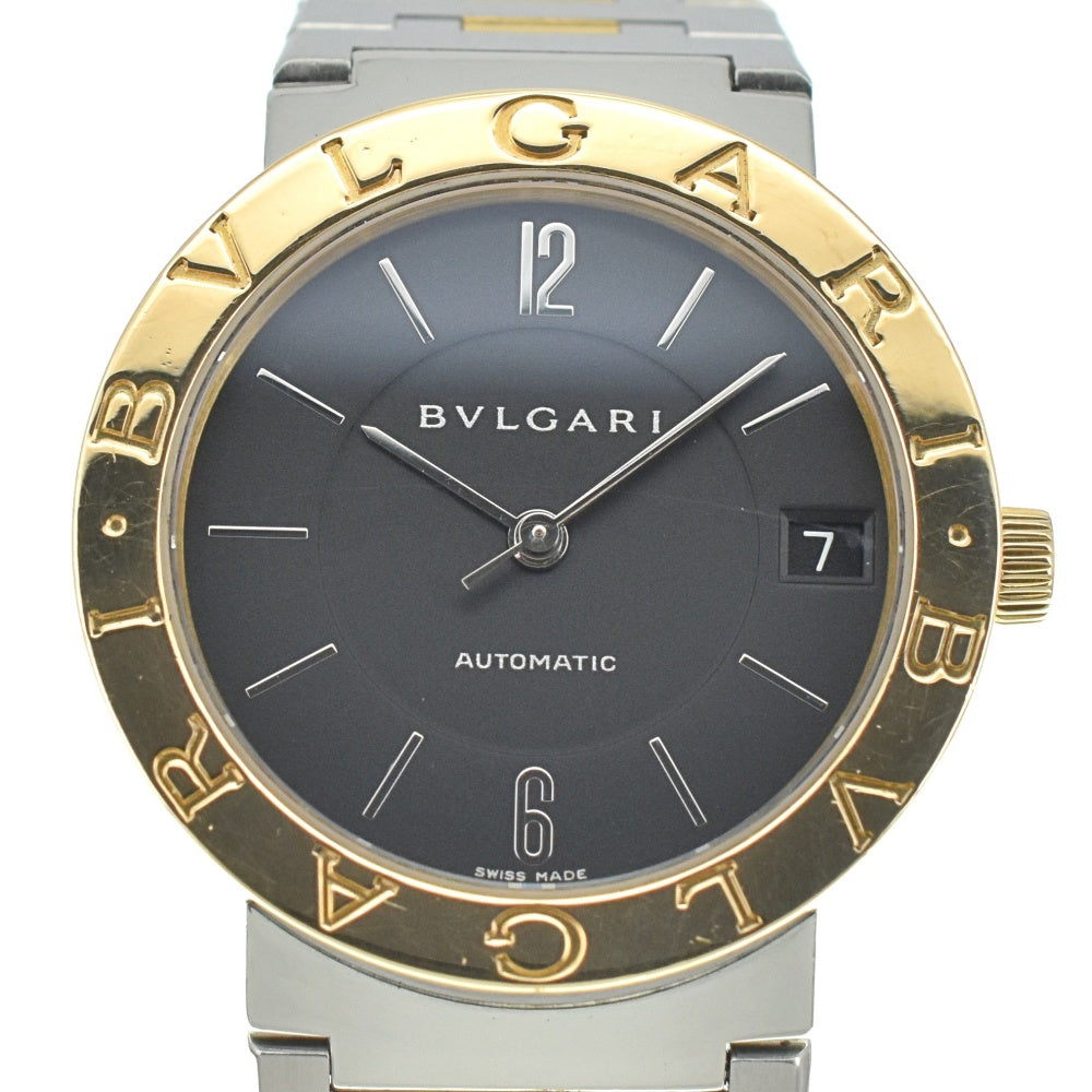 BVLGARI Bulgari Bulgari BB33SG Stainless Steel/K18YG black Dial Automatic Men's
 Watch N#140207