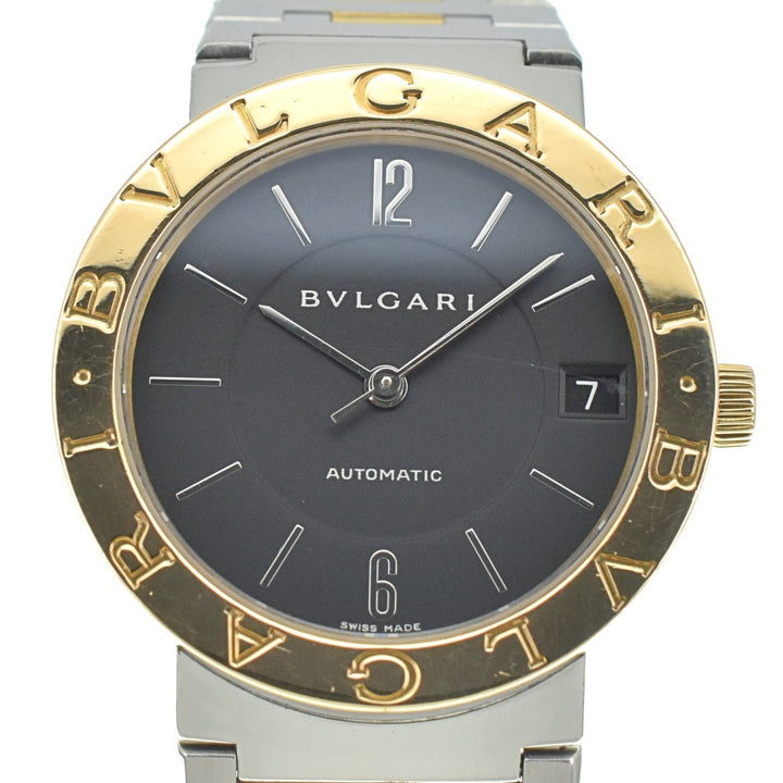BVLGARI Bulgari Bulgari BB33SG Stainless Steel/K18YG black Dial Automatic Men's
 Watch N#140207