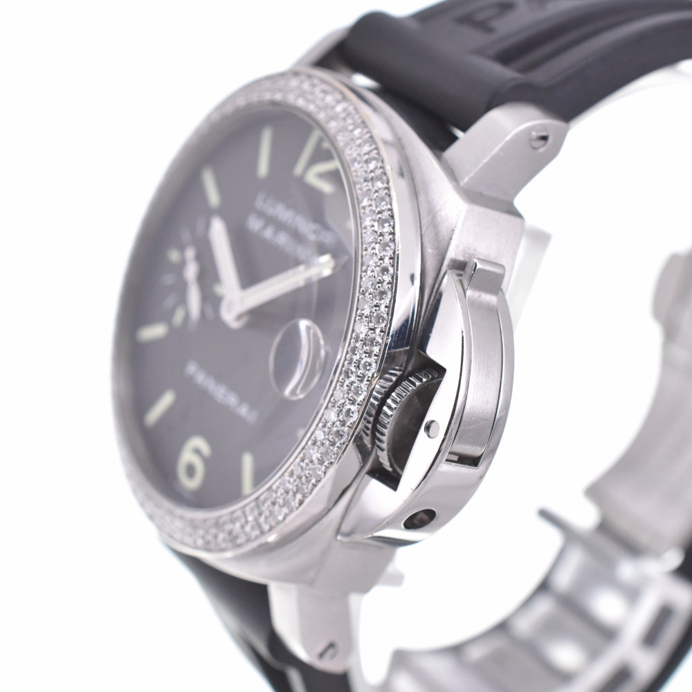 PANERAI Luminor Marina PAM00048 bezel after diamond black Dial Automatic Men's
 Watch L#140241