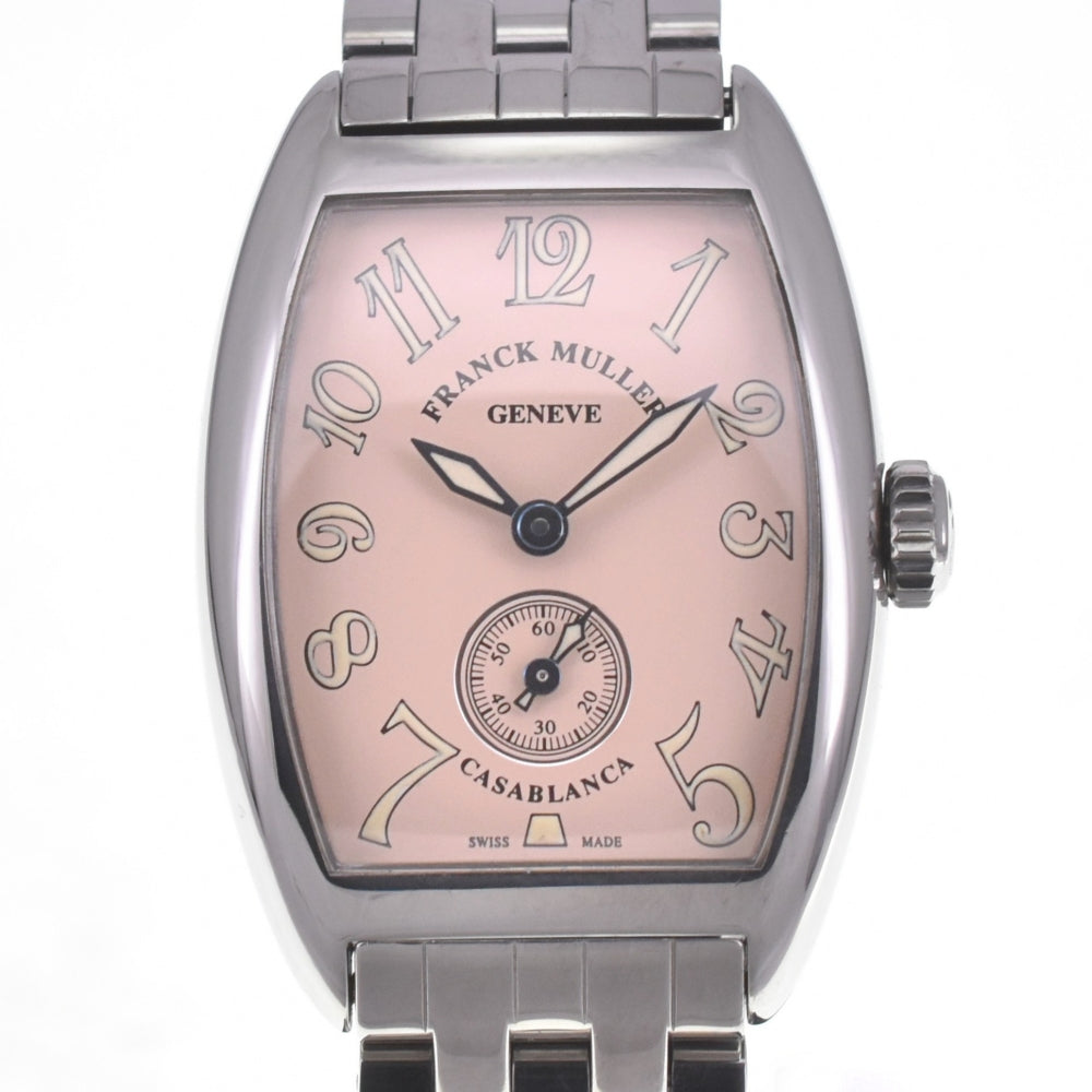 FRANCK MULLER Casablanca 1750S6 Small second salmon pink Dial Hand Winding Ladies
 Watch Q#140258