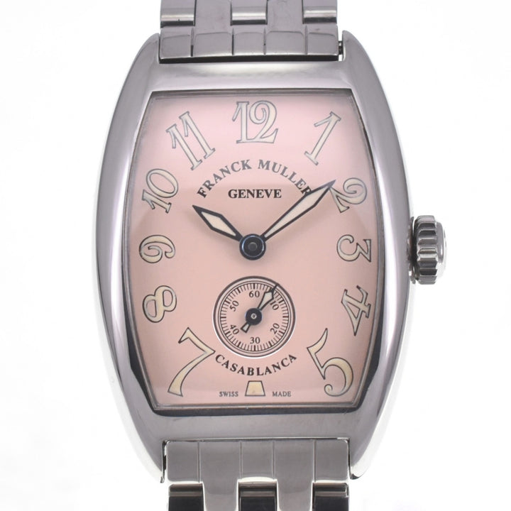 FRANCK MULLER Casablanca 1750S6 Small second salmon pink Dial Hand Winding Ladies
 Watch Q#140258