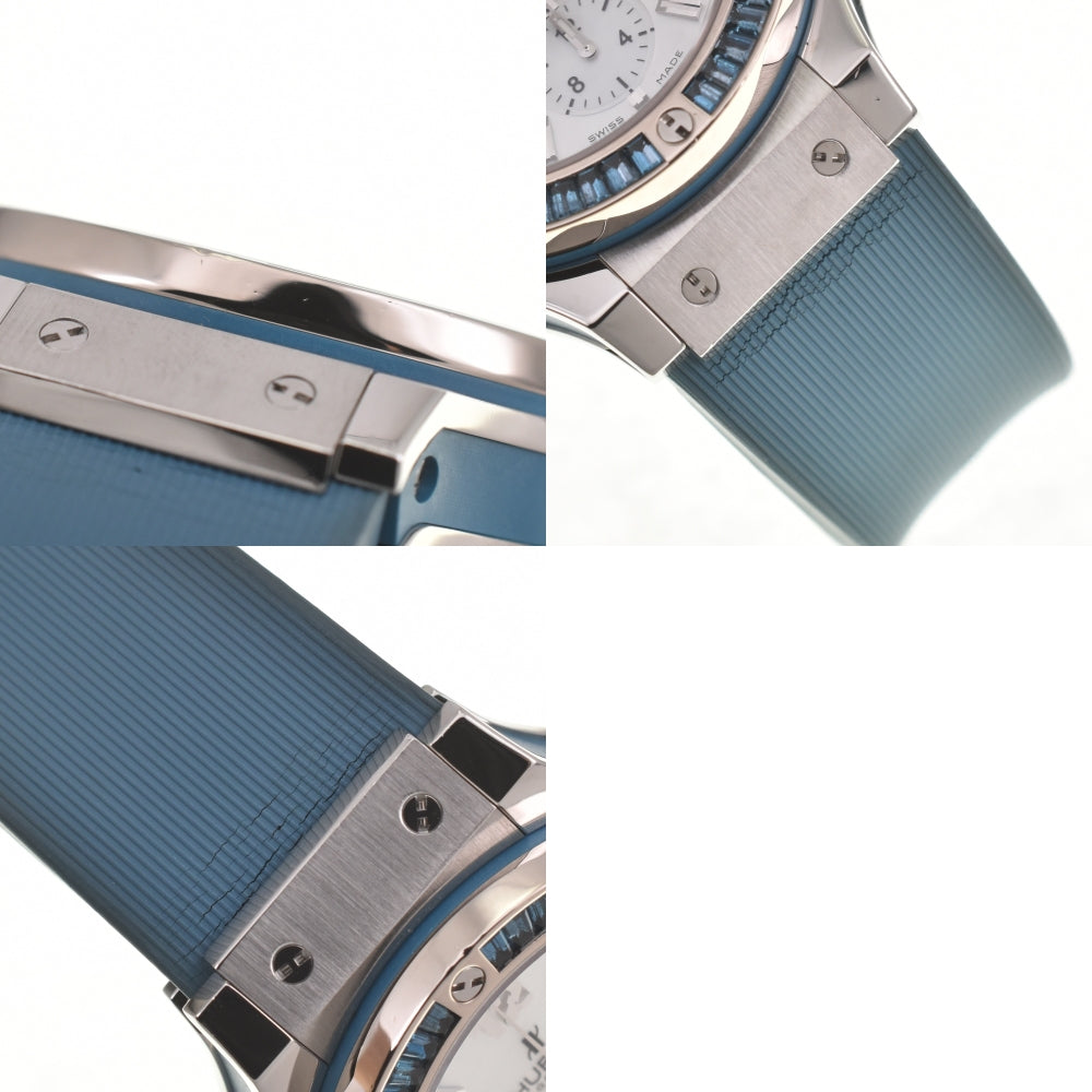 with paper HUBLOT Big Bang Tutti Frutti 341.SL.6010.LR.1907 Blue Baguette Topaz White shell Dial Automatic Unisex
 Watch M#140261