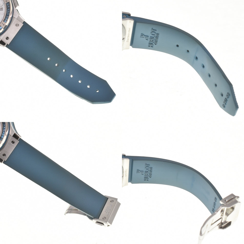 with paper HUBLOT Big Bang Tutti Frutti 341.SL.6010.LR.1907 Blue Baguette Topaz White shell Dial Automatic Unisex
 Watch M#140261