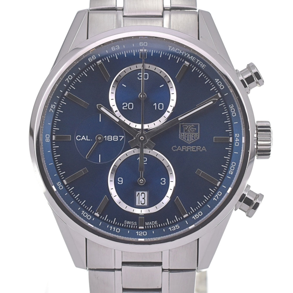 TAG HEUER Carrera Caliber 1887 CAR2115.BA0724 see-through back blue Dial Automatic Men's
 Watch O#140266