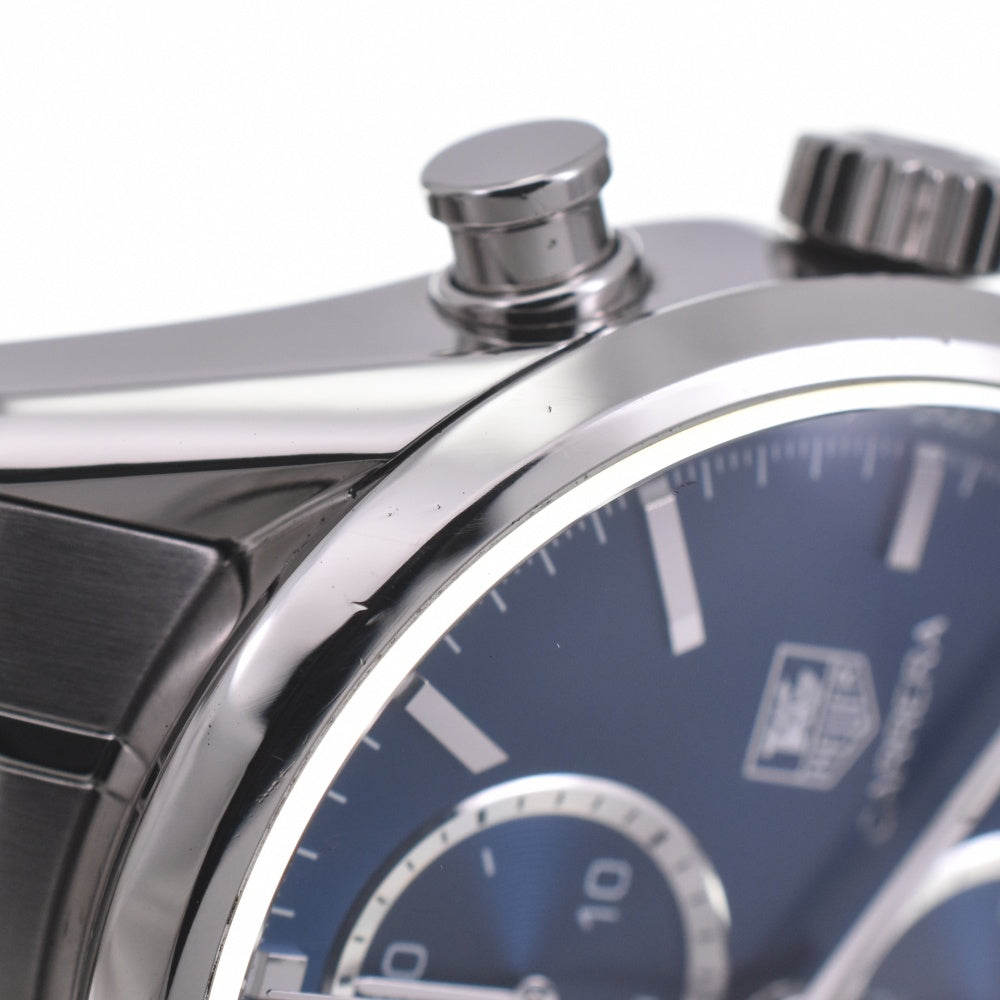 TAG HEUER Carrera Caliber 1887 CAR2115.BA0724 see-through back blue Dial Automatic Men's
 Watch O#140266