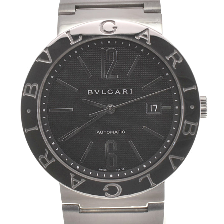 BVLGARI Bulgari Bulgari BB42SS AUTO Date black Dial Automatic Men's
 Watch K#140268