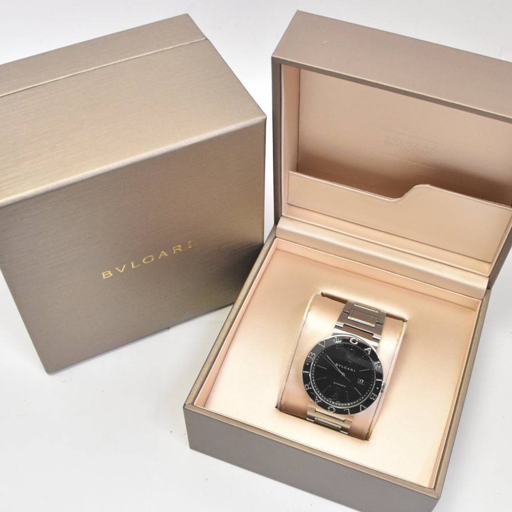 BVLGARI Bulgari Bulgari BB42SS AUTO Date black Dial Automatic Men's
 Watch K#140268