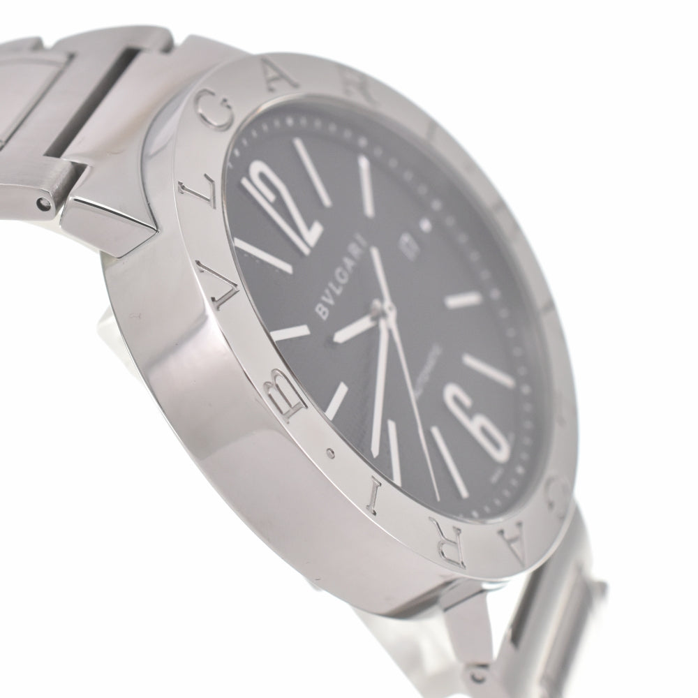 BVLGARI Bulgari Bulgari BB42SS AUTO Date black Dial Automatic Men's
 Watch K#140268