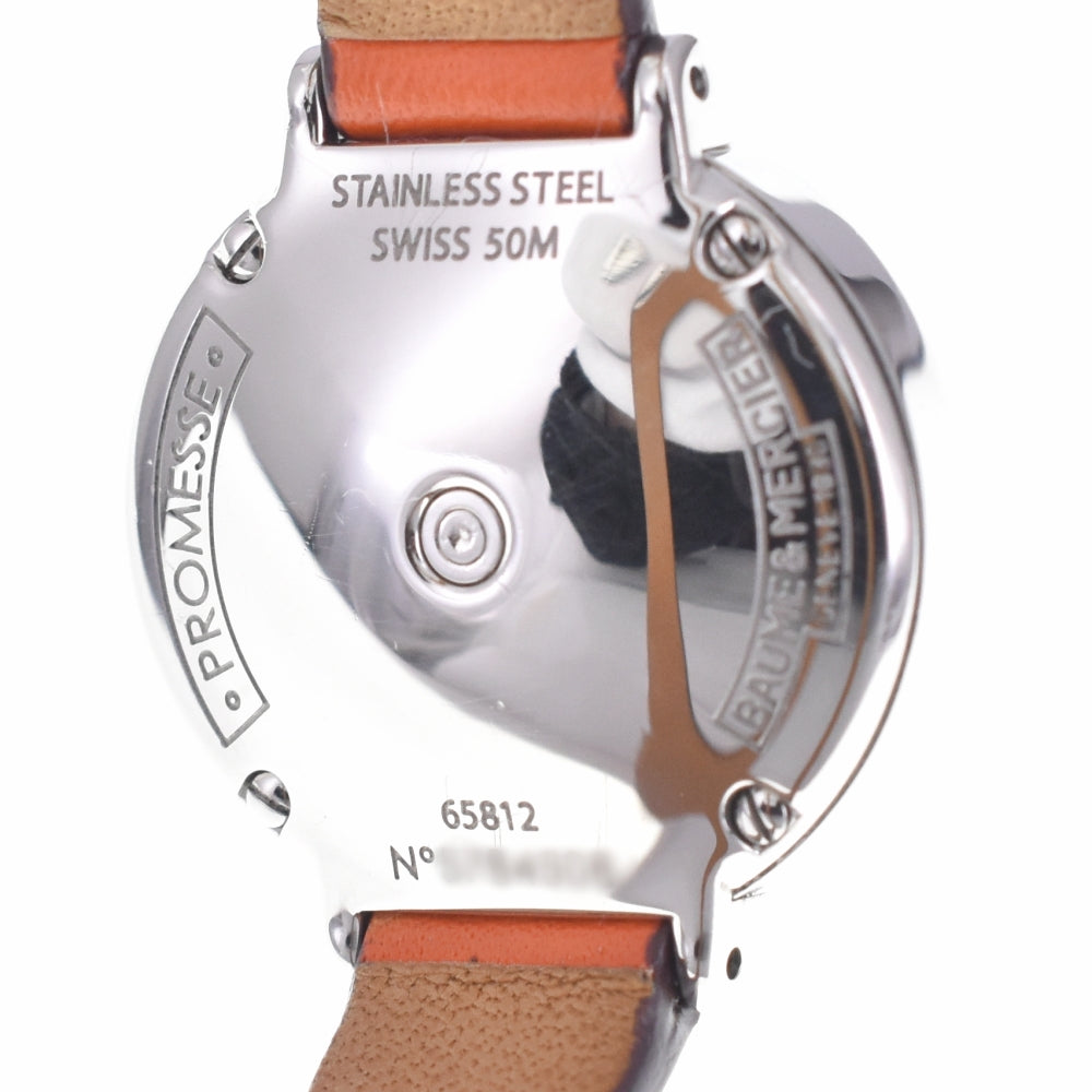 Baume & Mercier Petit Promes MOA10290 Diamond Bezel Double Tour White shell Dial Quartz Ladies
 Watch L#140279