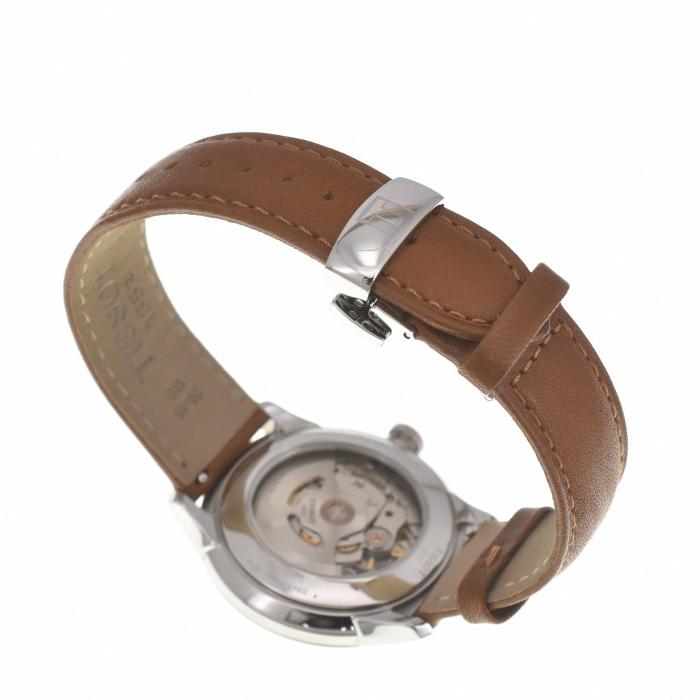 with paper TISSOT Shuman de Tourel T139.807.11.048.00 Powermatic 80 blue Dial Automatic Men's
 Watch K#140284