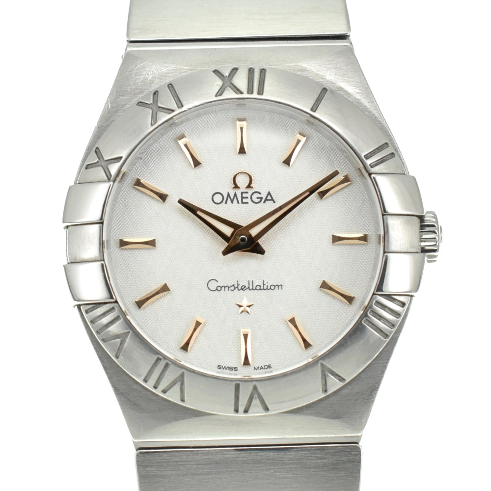OMEGA Constellation 123.10.27.60.02.004 Date Silver Dial Quartz Ladies
 Watch M#140293