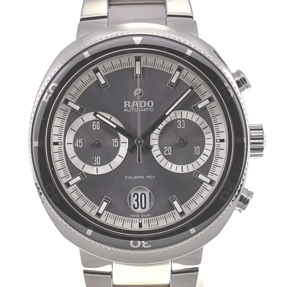 with paper RADO Diamond Star 200 604.0965.3 Chronograph Date Gray / Silver Dial Automatic Men's
 Watch M#140332