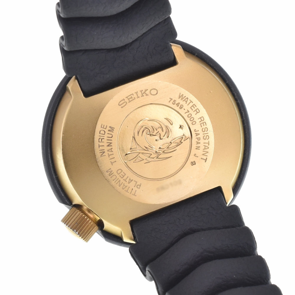 SEIKO Prospex Diver Scuba 600m SPYF018/7549-7000 black Dial Quartz Men's
 Watch L#140348