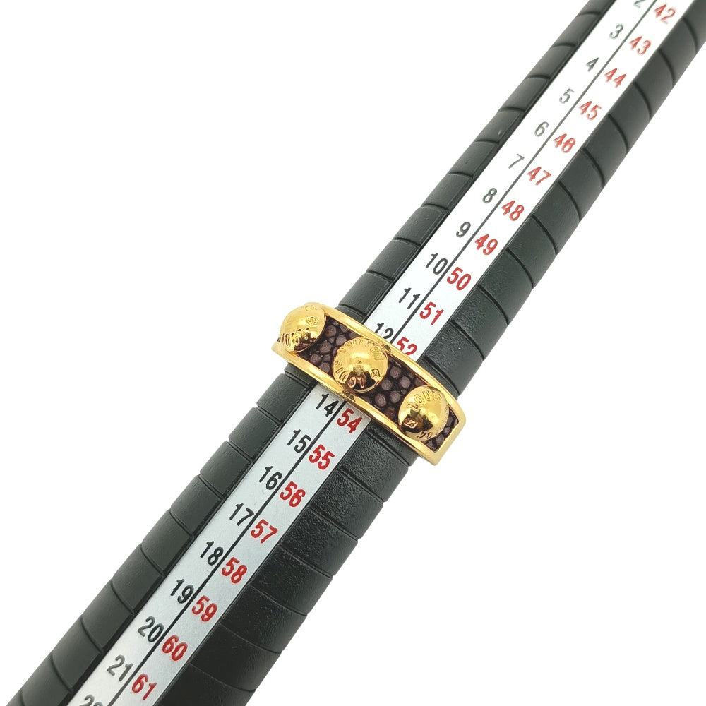 LOUIS VUITTON Berggimia Ring M66421 Size 53/JP13 Gold Plated Ladies
 jewelry S#140381