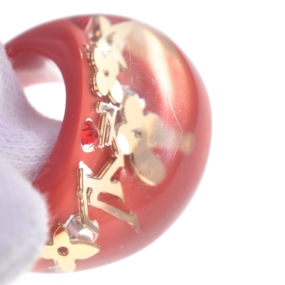 LOUIS VUITTON Berg Ring M65776 Size 56/JP16 Resin Red Ladies
 jewelry S#140382