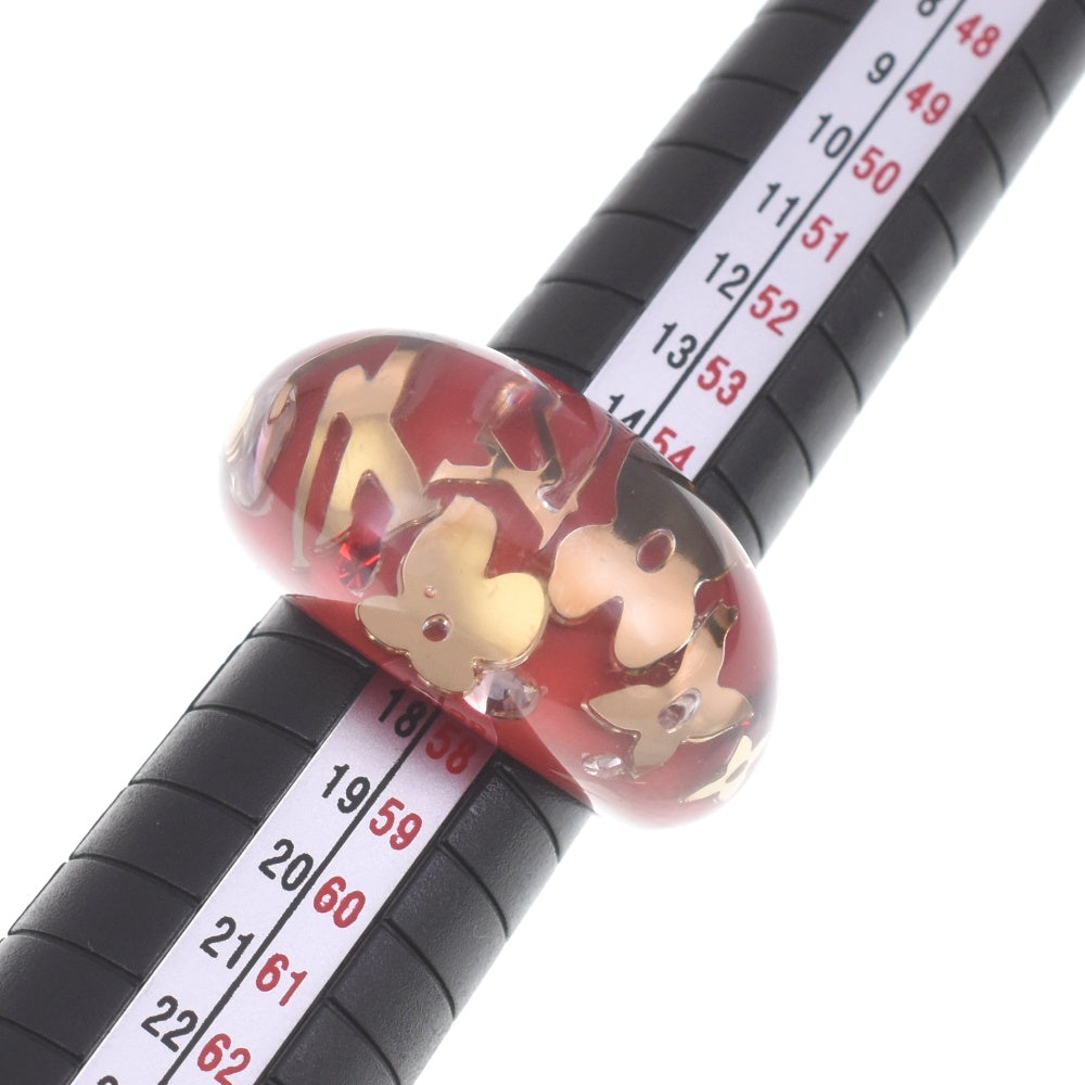 LOUIS VUITTON Berg Ring M65776 Size 56/JP16 Resin Red Ladies
 jewelry S#140382