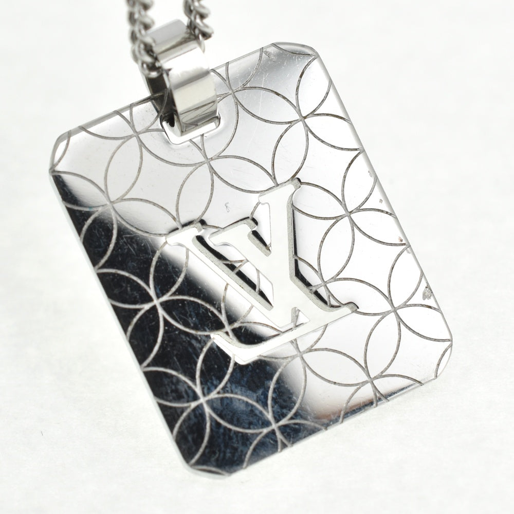 LOUIS VUITTON Pendant Necklace Champs Elysees M65452 steel Ladies
 jewelry S#140385