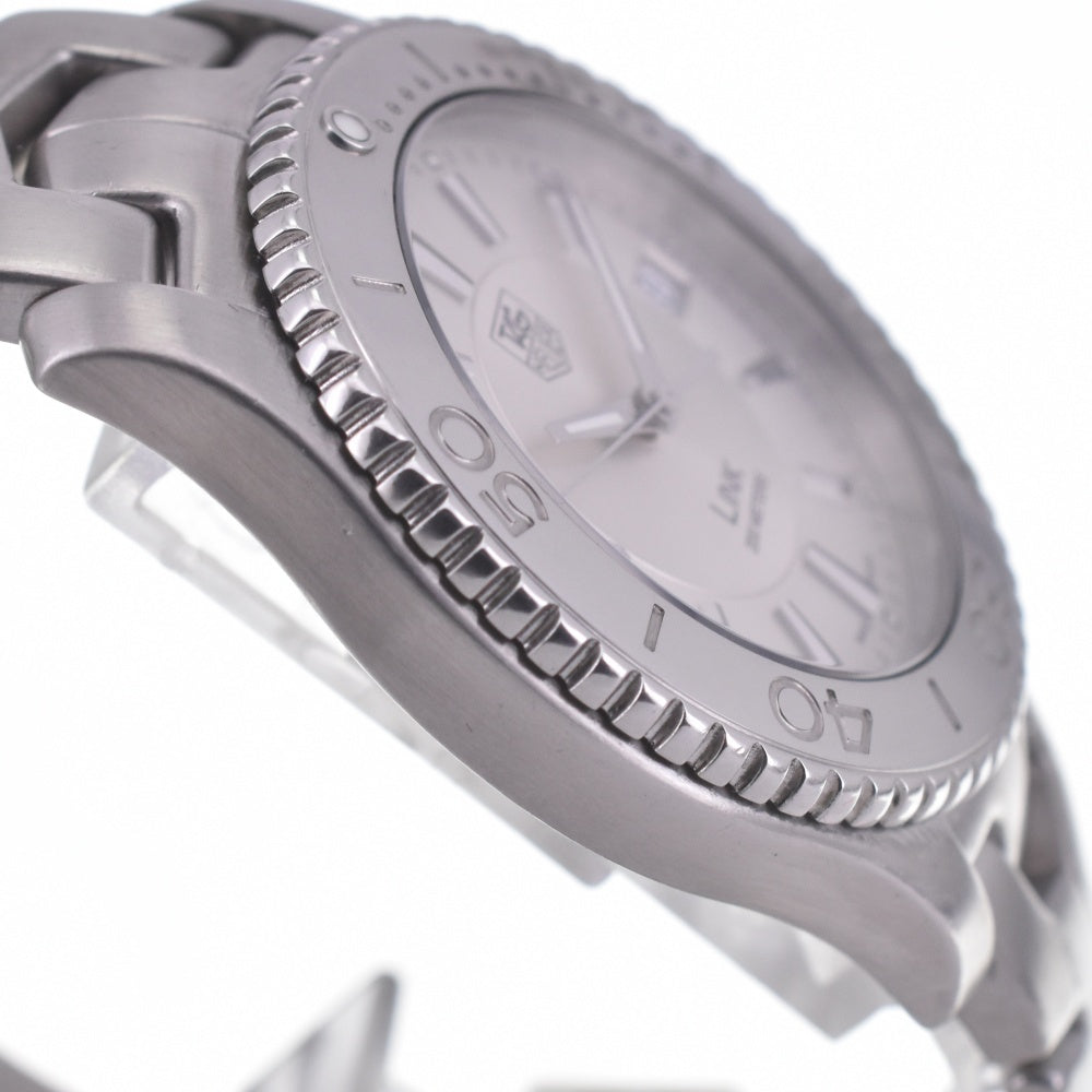 TAG HEUER Link WJ1111.BA0570 Date Silver Dial Quartz Men's
 Watch Q#141089