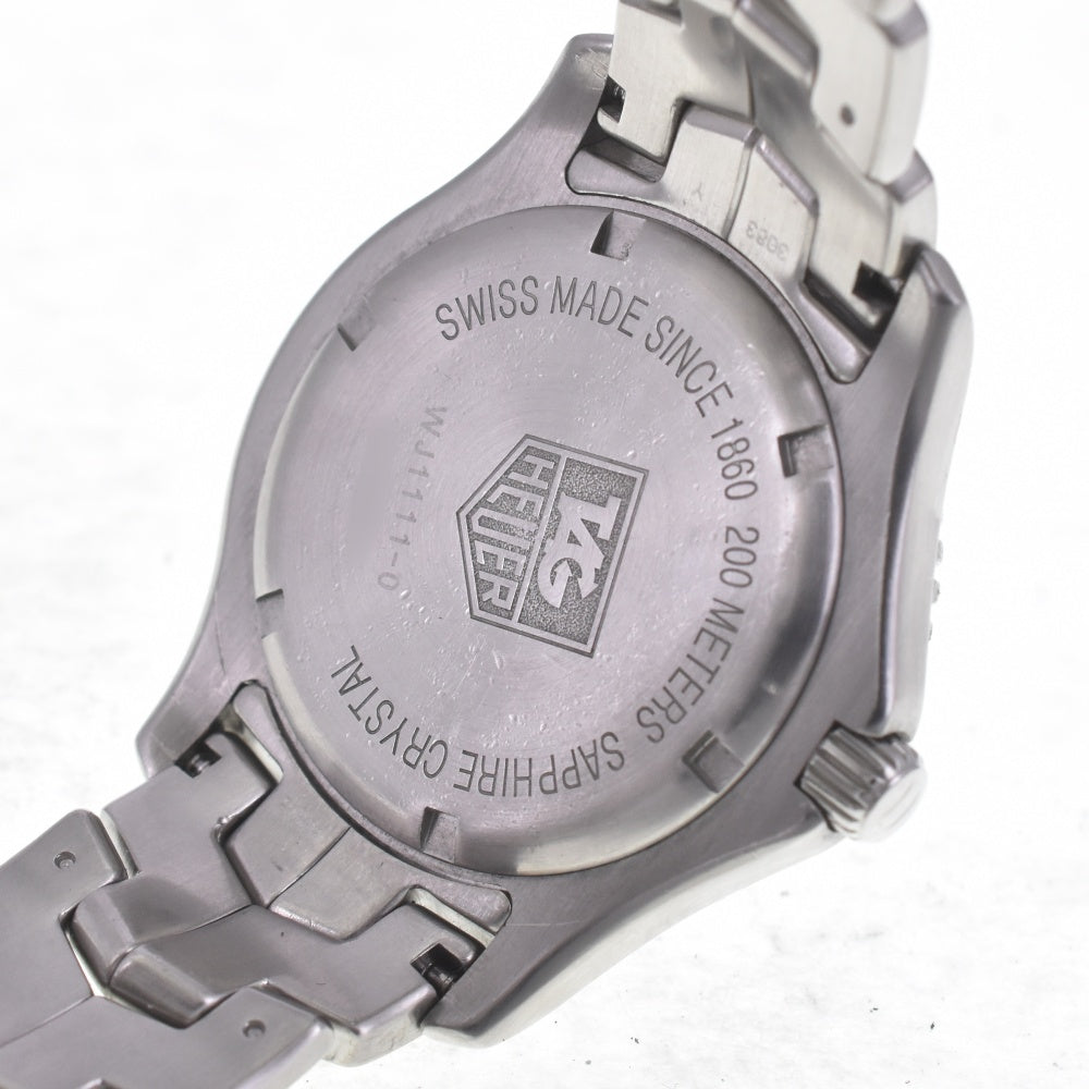 TAG HEUER Link WJ1111.BA0570 Date Silver Dial Quartz Men's
 Watch Q#141089