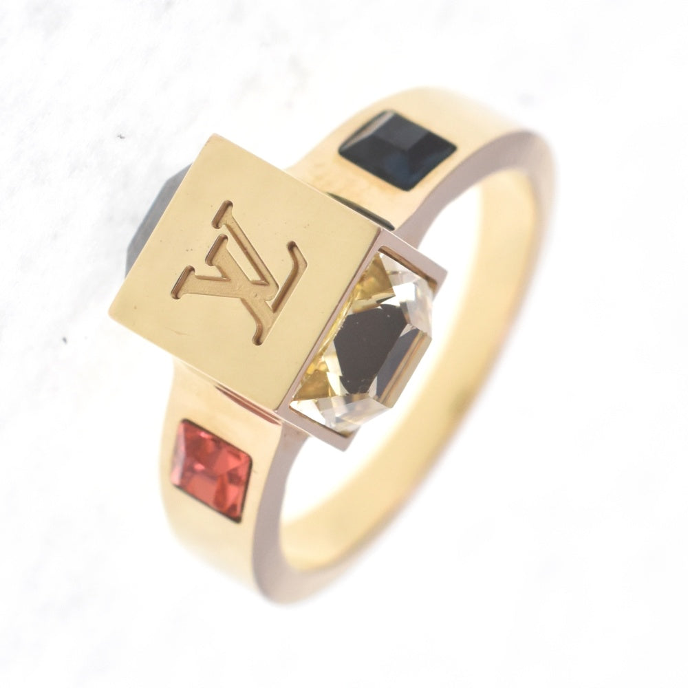 LOUIS VUITTON Berg Gamble Ring M66727 Size 50/JP10 Gold Plated Ladies
 jewelry S#140394