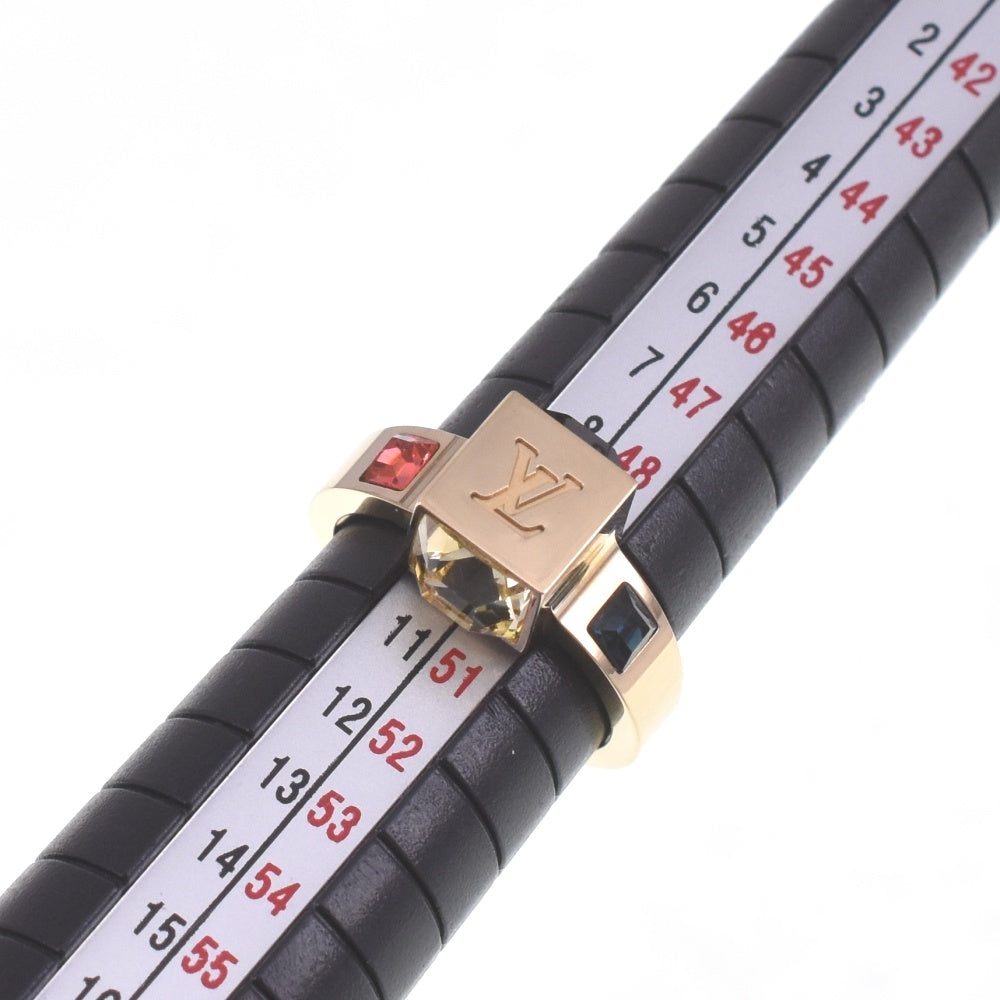 LOUIS VUITTON Berg Gamble Ring M66727 Size 50/JP10 Gold Plated Ladies
 jewelry S#140394