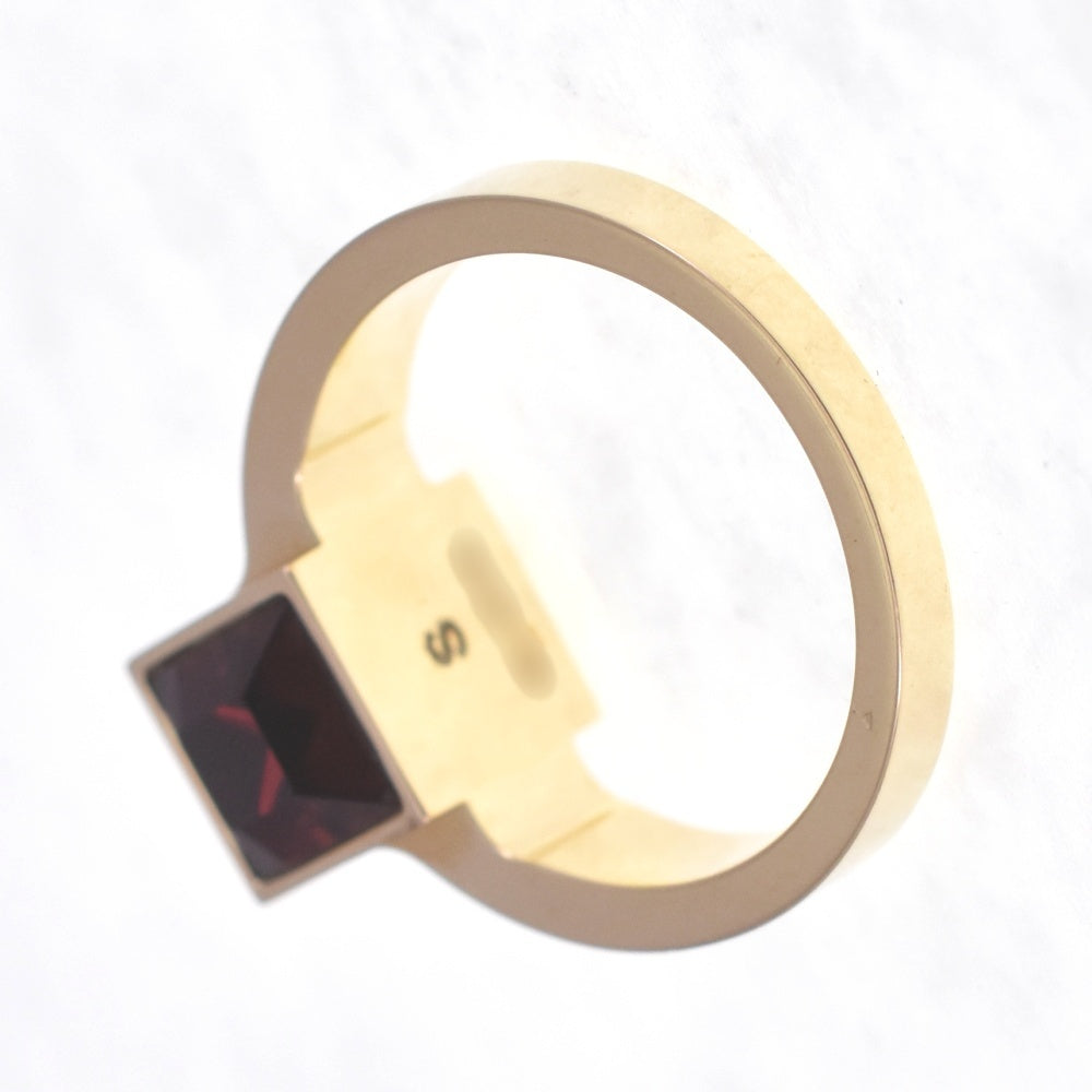 LOUIS VUITTON Berg Gamble Ring M66727 Size 50/JP10 Gold Plated Ladies ...