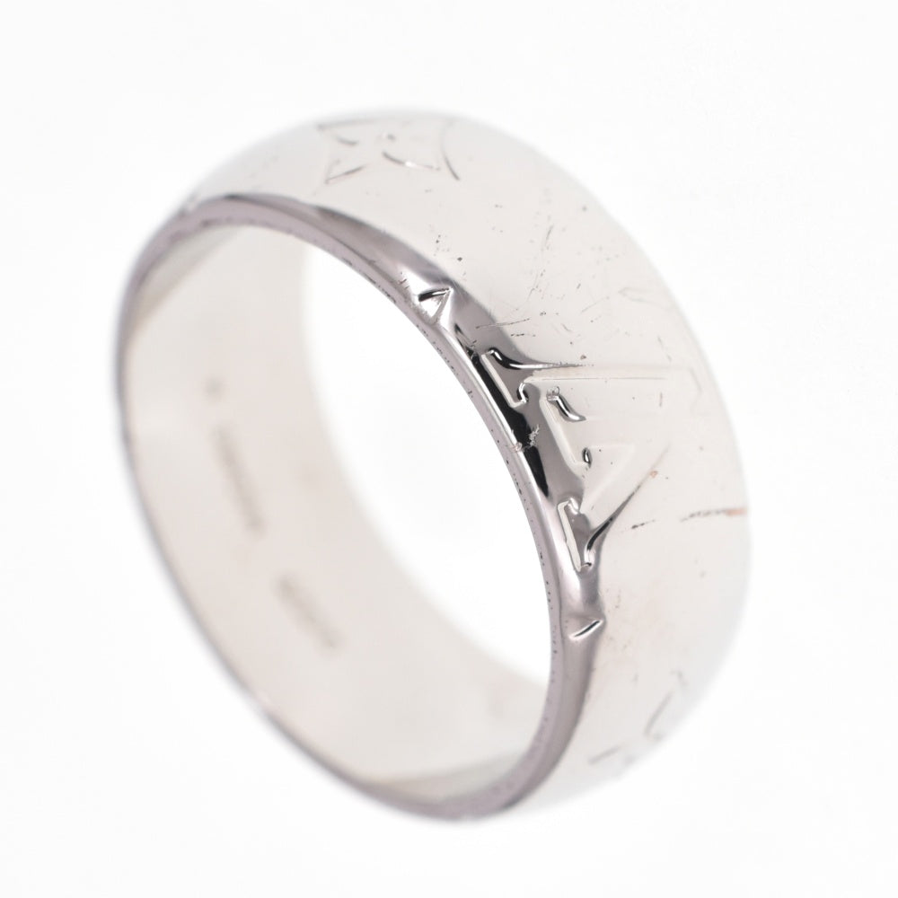 LOUIS VUITTON Ring Necklace M62485 Size 59 JP19 Metal Silver Ring only Men's
 jewelry S#140395