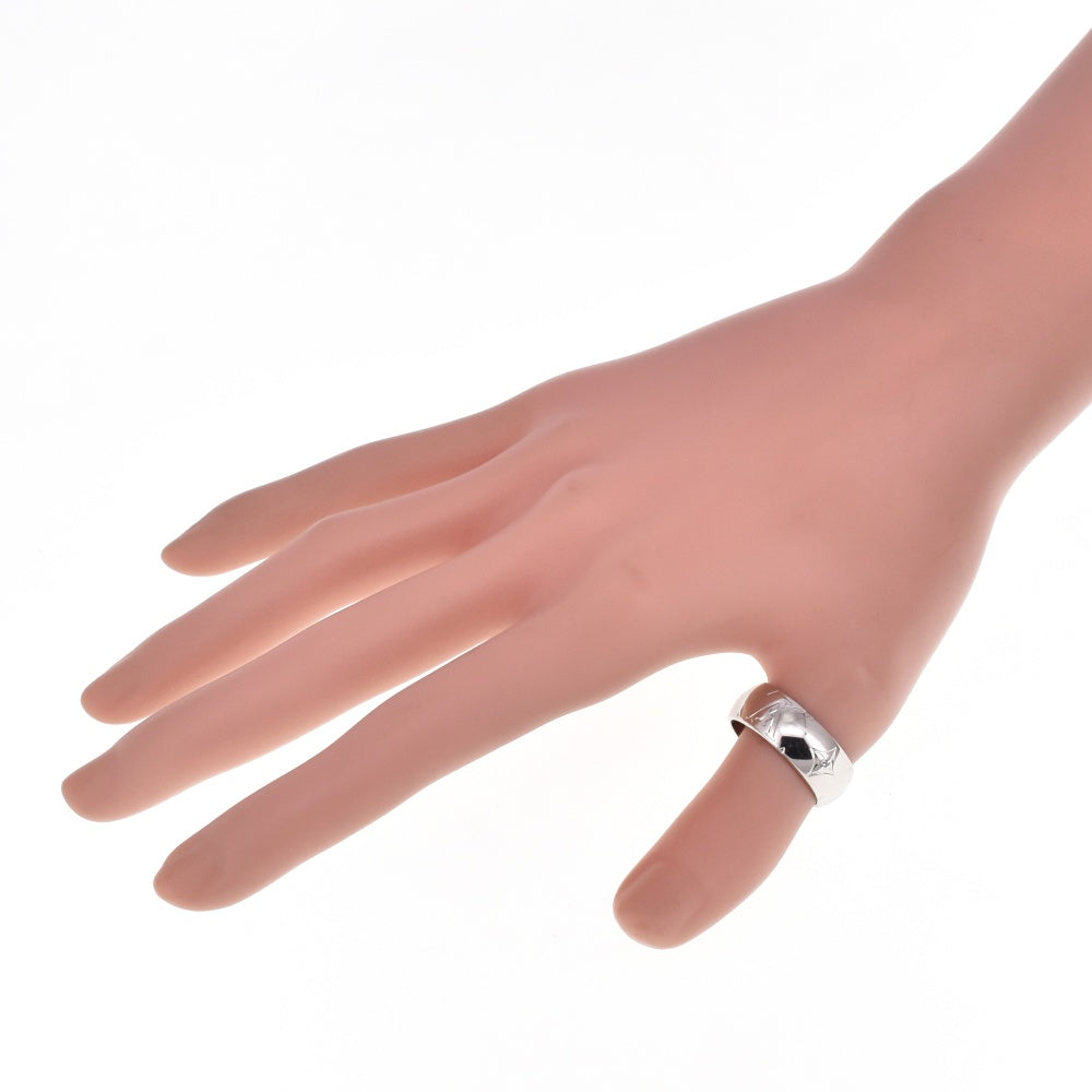 LOUIS VUITTON Ring Necklace M62485 Size 59 JP19 Metal Silver Ring only Men's
 jewelry S#140395