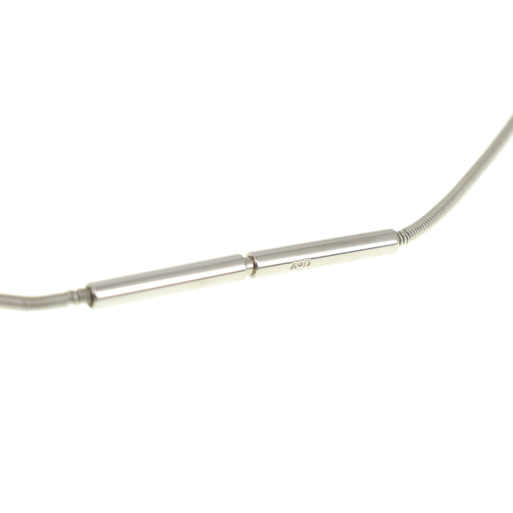 HERMES H cube Necklace Old type Ladies
 jewelry S#140396