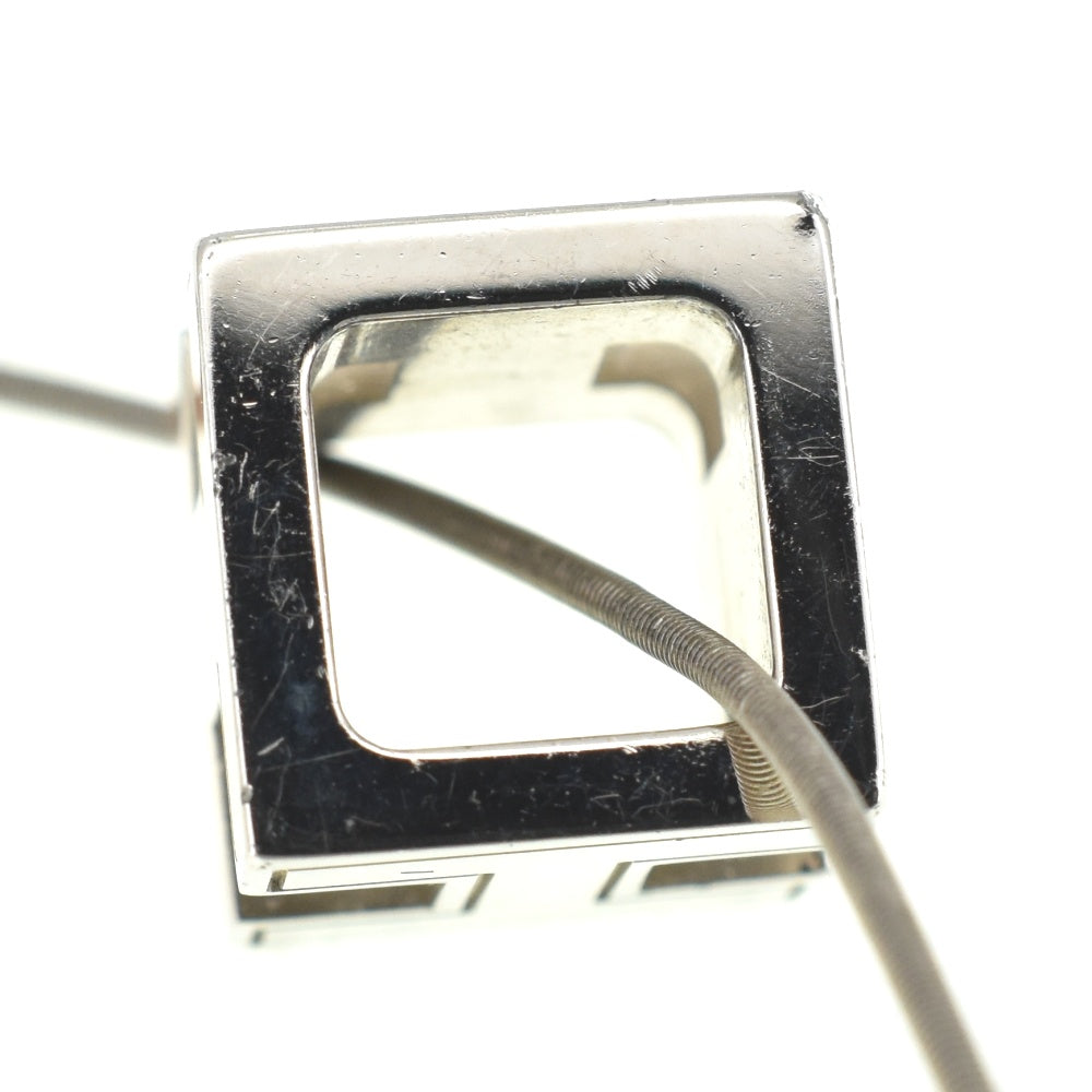 HERMES H cube Necklace Old type Ladies
 jewelry S#140396