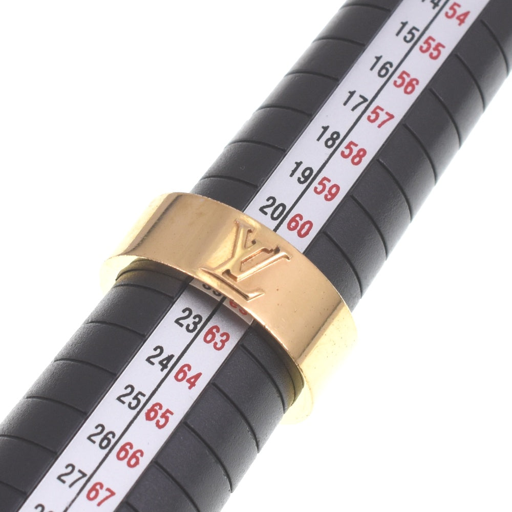 LOUIS VUITTON Berg LV Instinct Ring M00514 Size 62 JP22 Gold Plated Men's
 jewelry S#140399