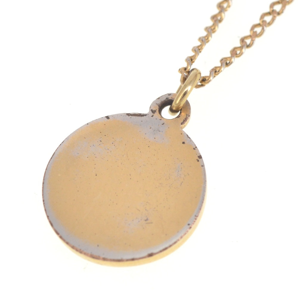 LOUIS VUITTON Necklace LV logo M80189 Gold Plated Ladies
 jewelry S#140401