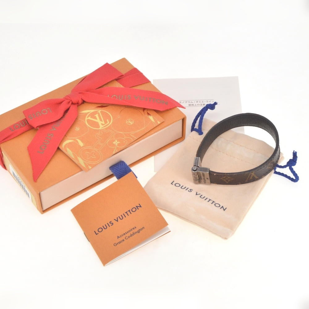 LOUIS VUITTON Bracelet Monogram M6018E Bracelet Men's
 jewelry S#140414