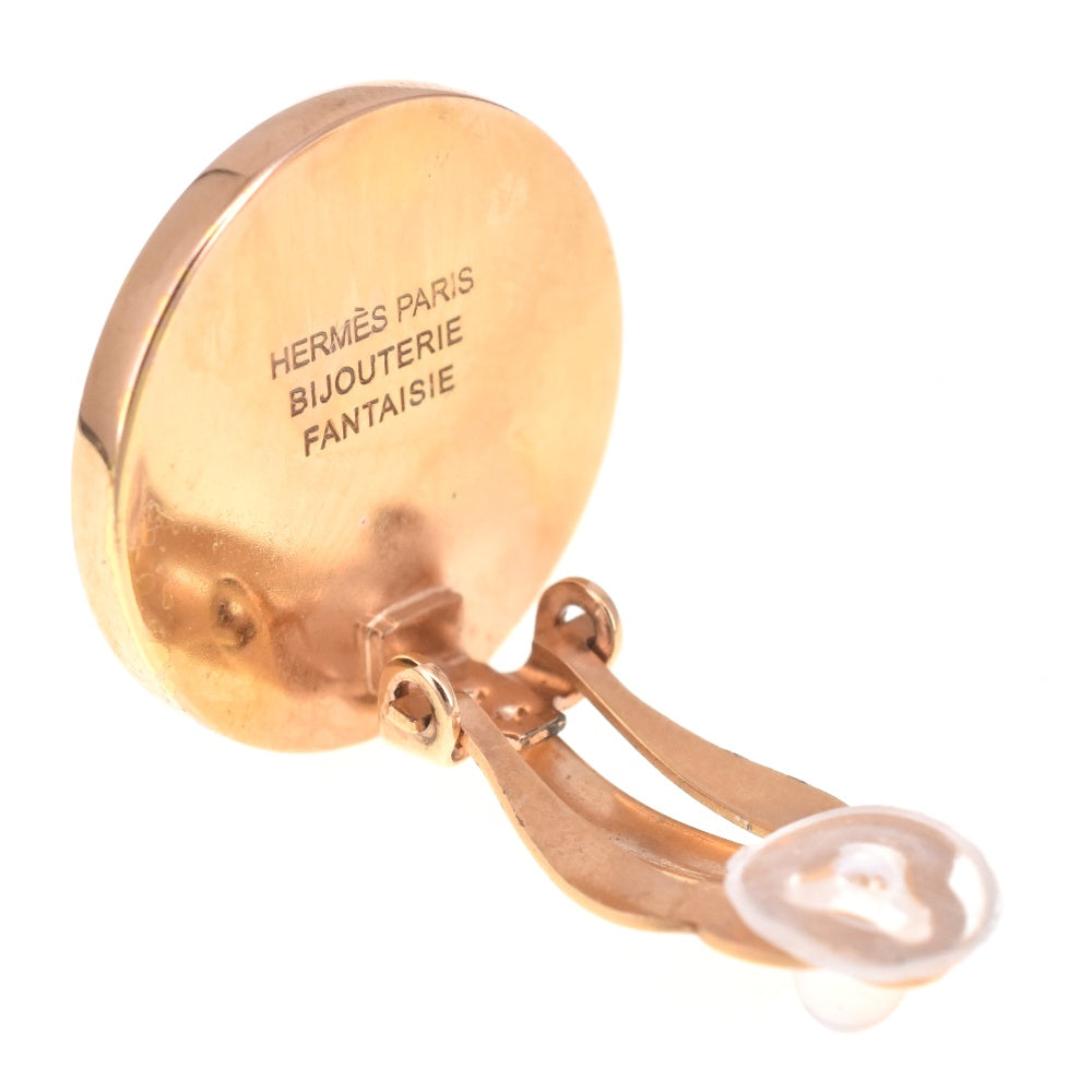 HERMES Earring Squire and horse Ladies
 jewelry S#140418