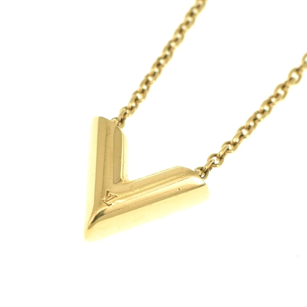 LOUIS VUITTON M61083 Necklace Essential V Ladies
 jewelry S#140420