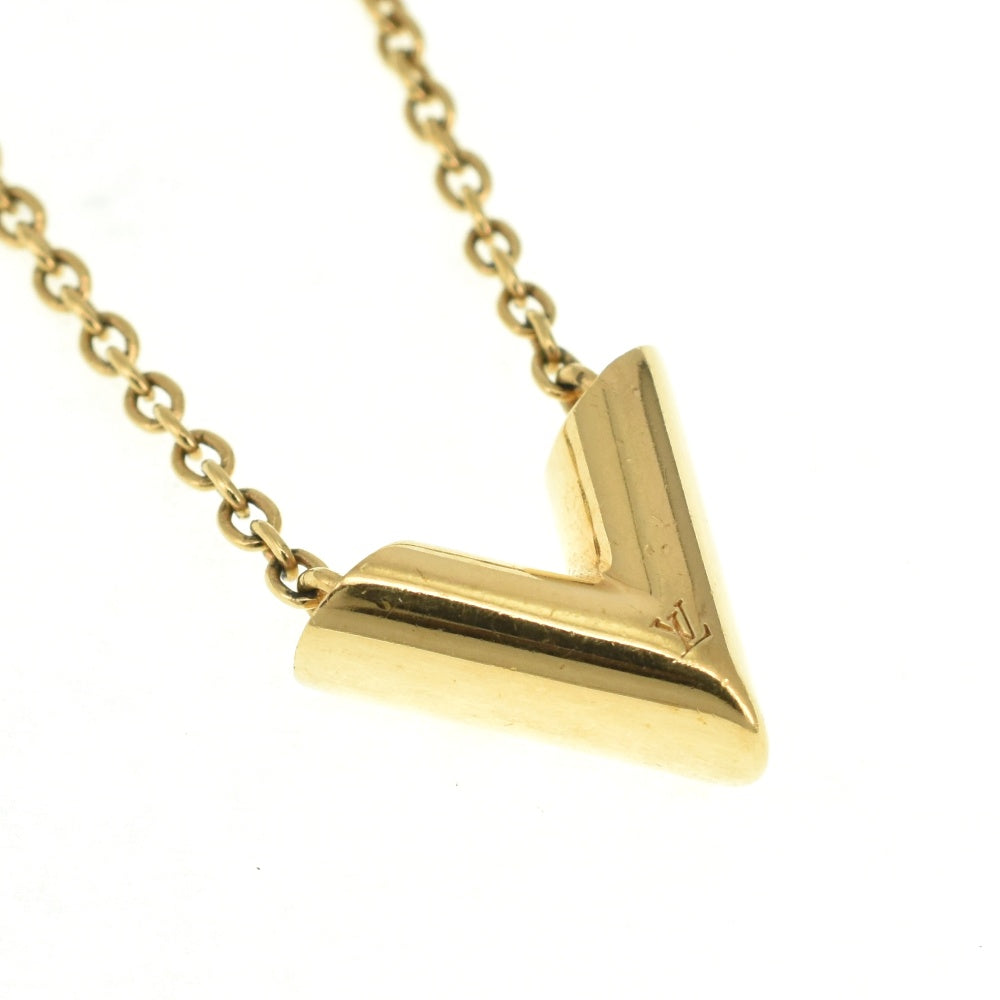 LOUIS VUITTON M61083 Necklace Essential V Ladies
 jewelry S#140420