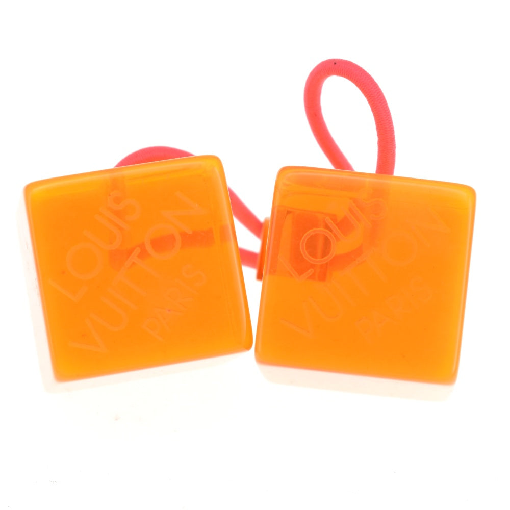LOUIS VUITTON Hair Cube Uncle John R23542Hair rubber Ladies
 Accessories T#140431